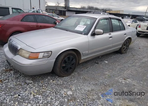 2001 Mercury Grand Marquis Gs z USA, uszkodzony, nr VIN 2MEFM74W21X622476